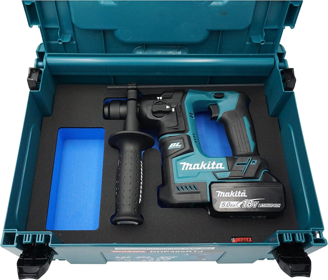 Aptex Schaumeinlage passend für Makita Akku-Bohrhammer DHR 171 für MakPac Gr. 2-3