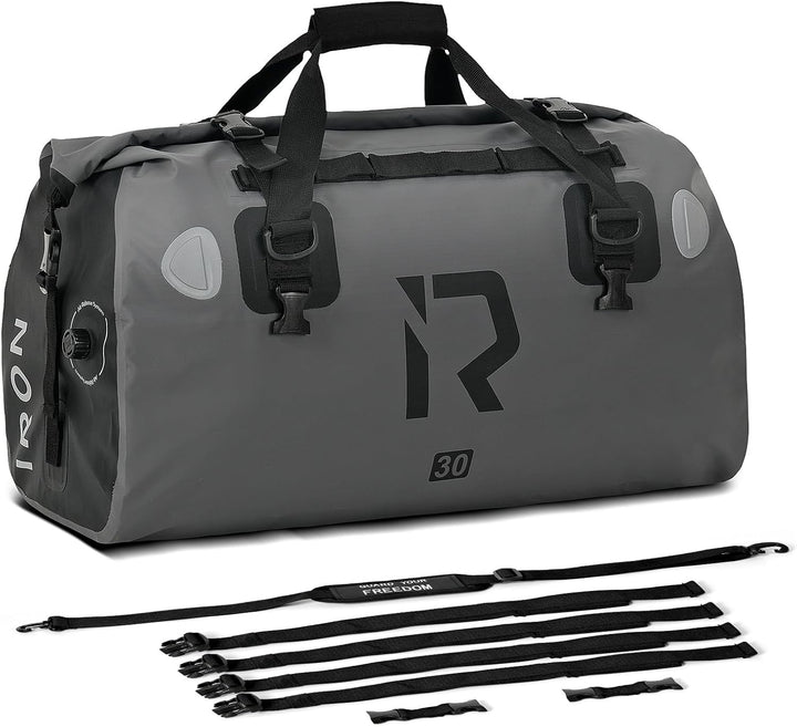 IRON JIA'S Motorradtasche Gepäckrolle wasserdichte Motorrad Hecktasche Satteltasche Reisetasche mit