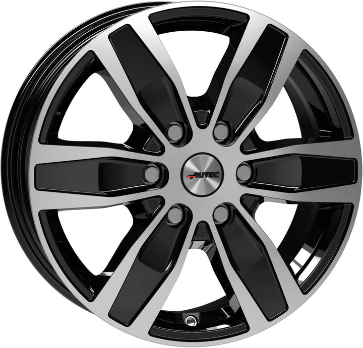 AUTEC Quantro Schwarz poliert 6,5x16 ET56 6x139 Hub Bore 92.40 mm - Alu felgen