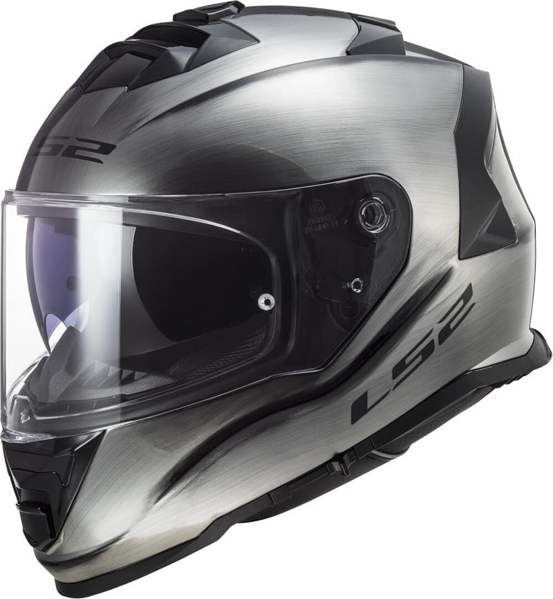 LS2, Integraler Motorradhelm Storm Jeans Titanium, XS