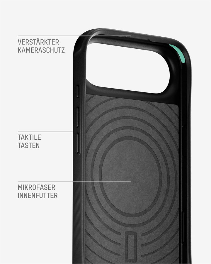 Mous Hülle für iPhone Air 6,5", kompatibel mit MagSafe [Kamerasteuerung Cover] - Limitless - Schütze