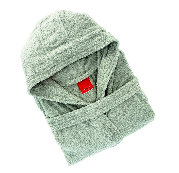 Gabel 09300 703 Bademantel für Erwachsene, 100% Baumwolle. 1x1x1 cm grau, Grau