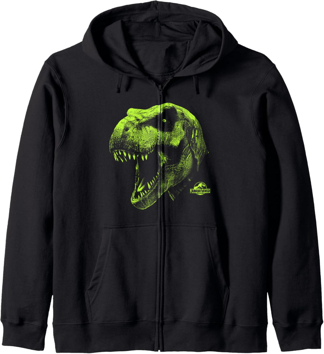 Jurassic World T-Rex-Porträt mit grossem Gesicht Kapuzenjacke