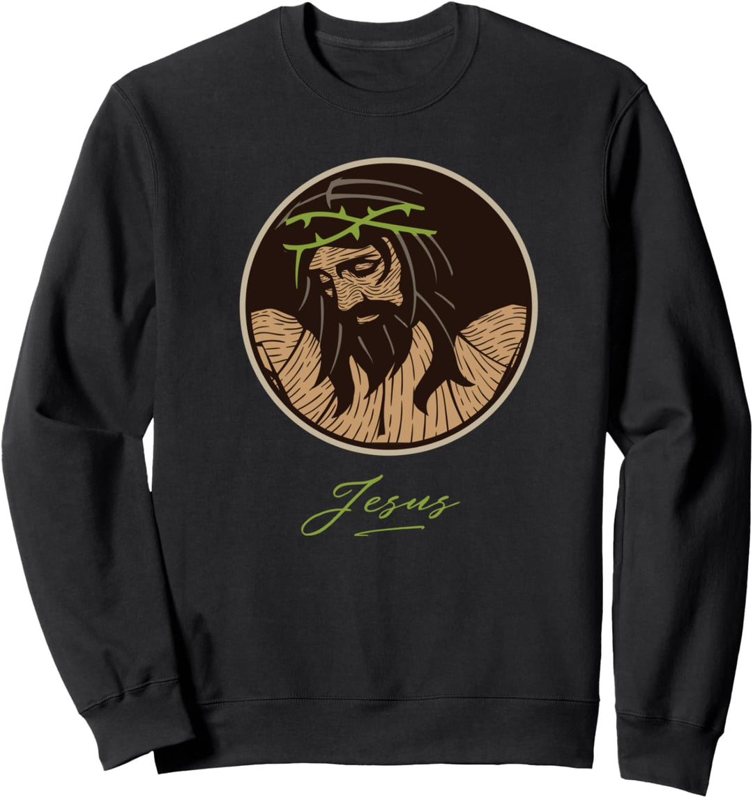 Jesus - Christen Christentum Kirche Bibel Christliches Jesus Sweatshirt