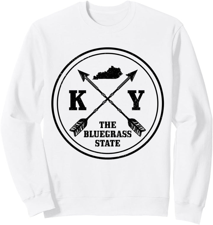 Kentucky The Bluegrass State Arrows Vintage Sweatshirt