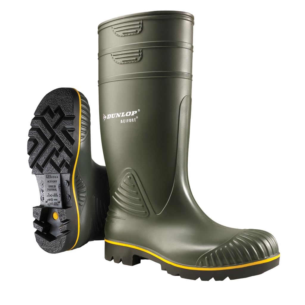DUNLOP Stiefel Acifort Non-Safety 39 EU Grün, 39 EU Gr&amp;