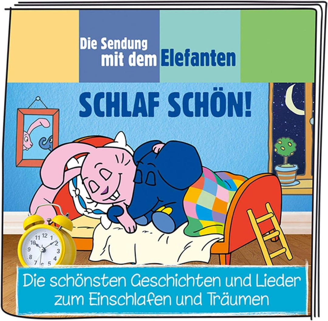 tonies Hörfiguren für Toniebox, Die Sendung mit dem Elefanten – Schlaf schön!, Hörbuch mit Liedern f