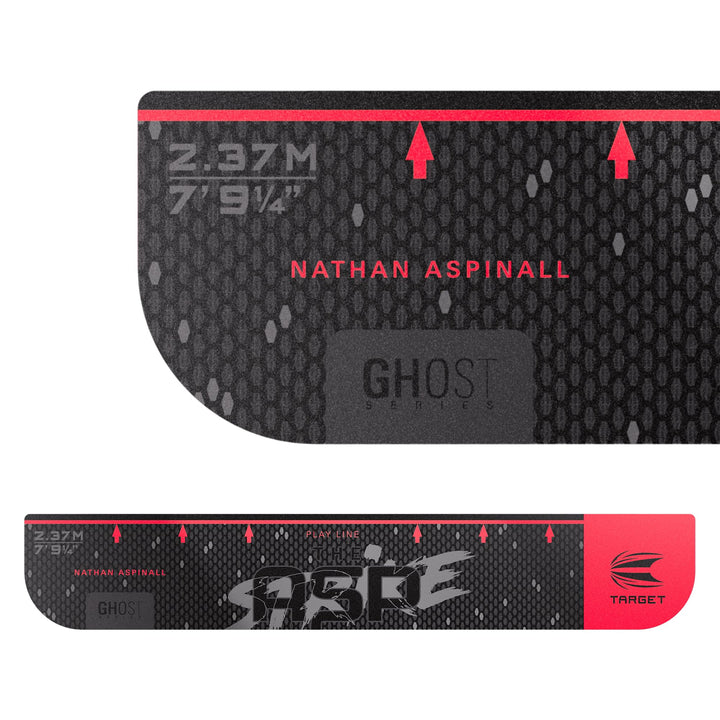 Target Darts Nathan Aspinall Ghost Series Oche Throw Line – “The Asp” Dart-Wurflinienmarkierung für