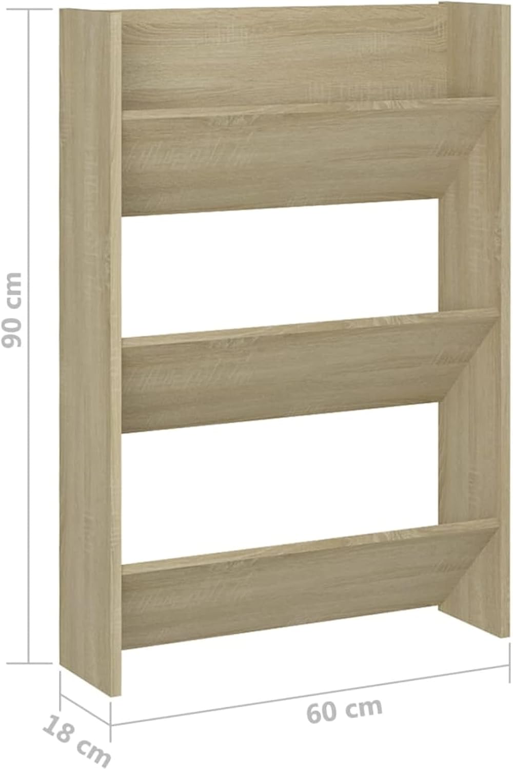 Tidyard Schuhschrank Hängend, Schuhregal Wandmontage, Schuhorganizer, Schuhregal Wand mit Kippböden