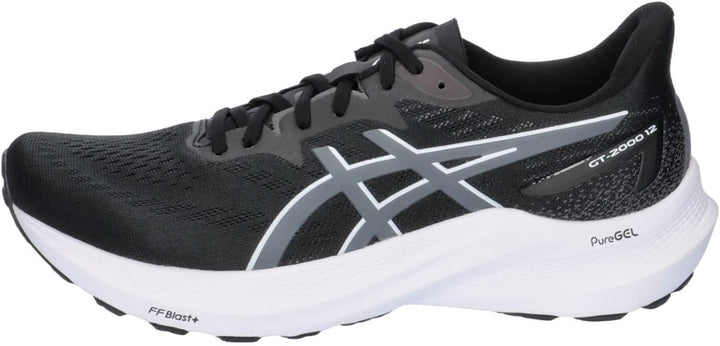 ASICS Herren GT-2000 12 44 EU Black Carrier Grey, 44 EU Black Carrier Grey