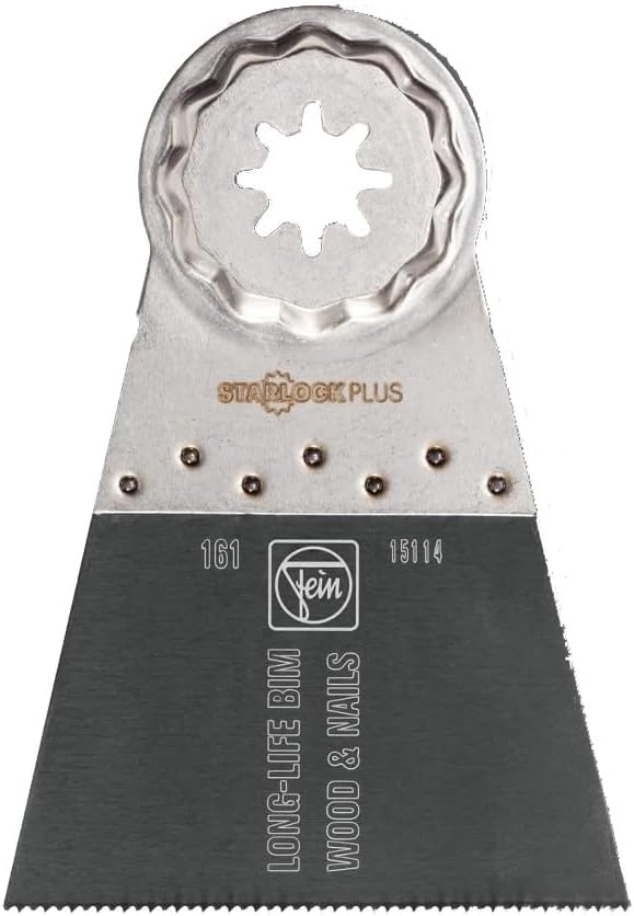 Fein E-Cut Long-Life Sägeblatt, 3 Stück (Aufnahme Starlock Plus, Grösse 65x50 mm, geschränkter Holzv