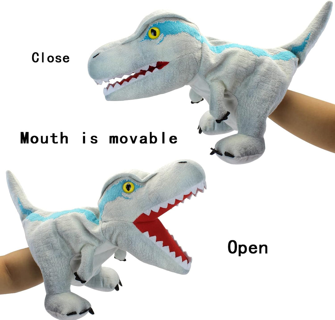 JUSTQUNSEEN Dinosaurier Handpuppen Dinosaurier Spielzeug, Dinosaurier Puppen für Kinder, Dinosaurier