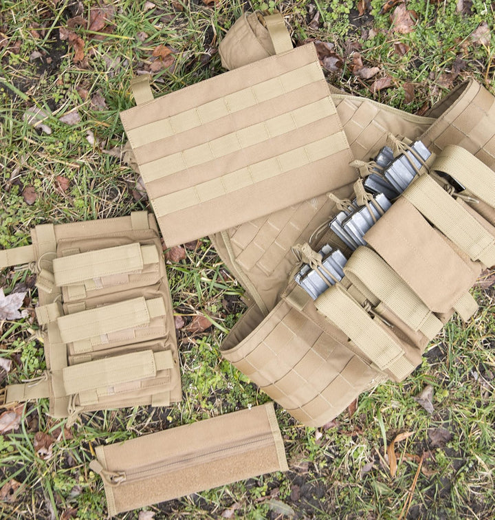 Condor Vanquish Armor System Zubehör Reissverschluss Streifen, 2 Stück pro Pack Coyote Brown, Coyote