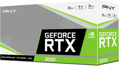 PNY GeForce RTX™ 3050 8GB VERTO Dual Fan Grafikkarte RTX3050 VERTO, RTX3050 VERTO