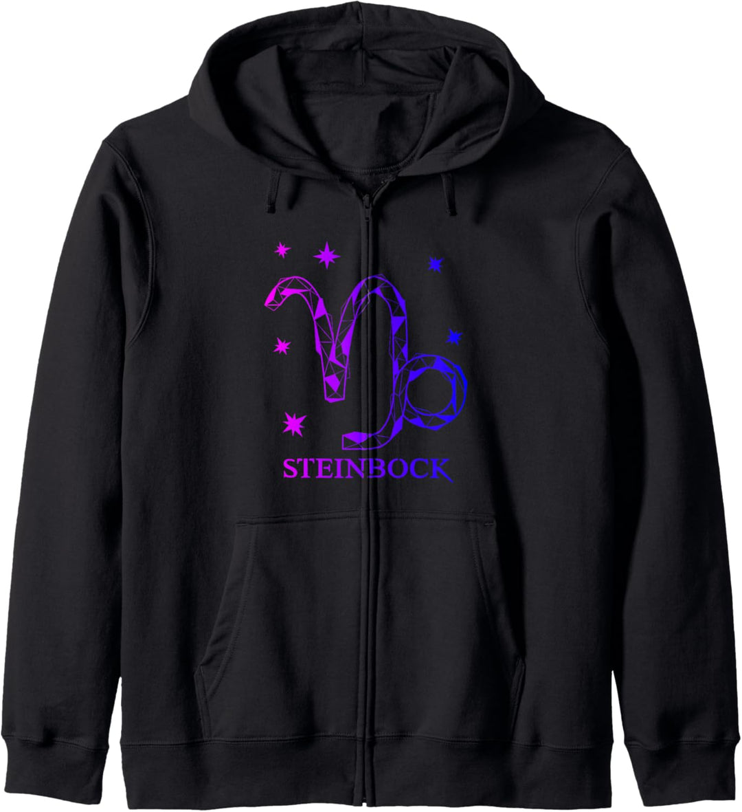 Steinbock Sternzeichen Kapuzenjacke