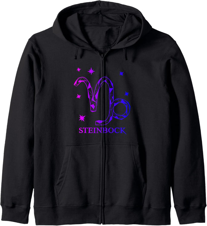 Steinbock Sternzeichen Kapuzenjacke