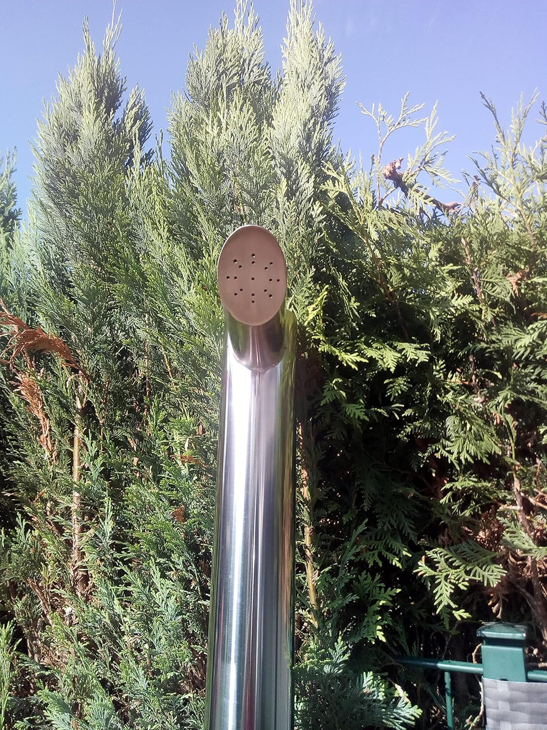 Edelstahl Pooldusche Solardusche Gartendusche Aussendusche aus Edelstahl V2A geschliffen