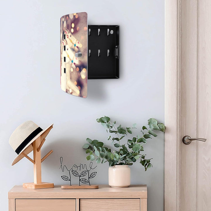 banjado Design Schlüsselkasten aus Edelstahl für 10 Schlüssel/Schlüsselschrank zur Schlüssel Aufbewa