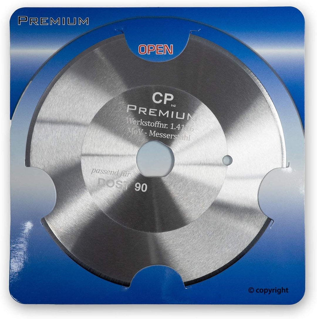 GASTRONICS Kreismesser für Dost - 90 mm, glatt - Dönermesser aus Edelstahl in Premium Qualität