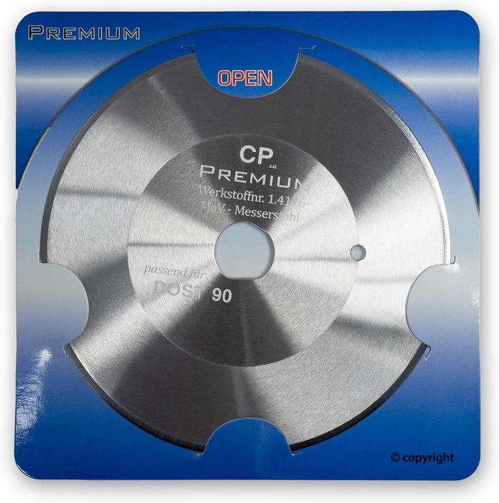 GASTRONICS Kreismesser für Dost - 90 mm, glatt - Dönermesser aus Edelstahl in Premium Qualität