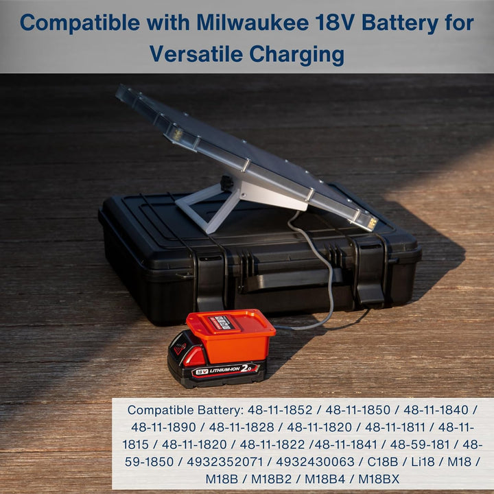 Batteriebetriebenes Ladegerät für Starlink Mini, kompatibel mit Milwaukee-Batterien, 60 W, 20 V/3 A