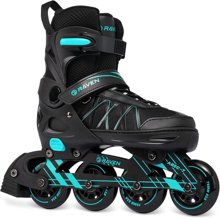 RAVEN Expert 2in1 Schlittschuhe Hockey Inline Skates Inliner für Kinder und Erwachsene verstellbar,