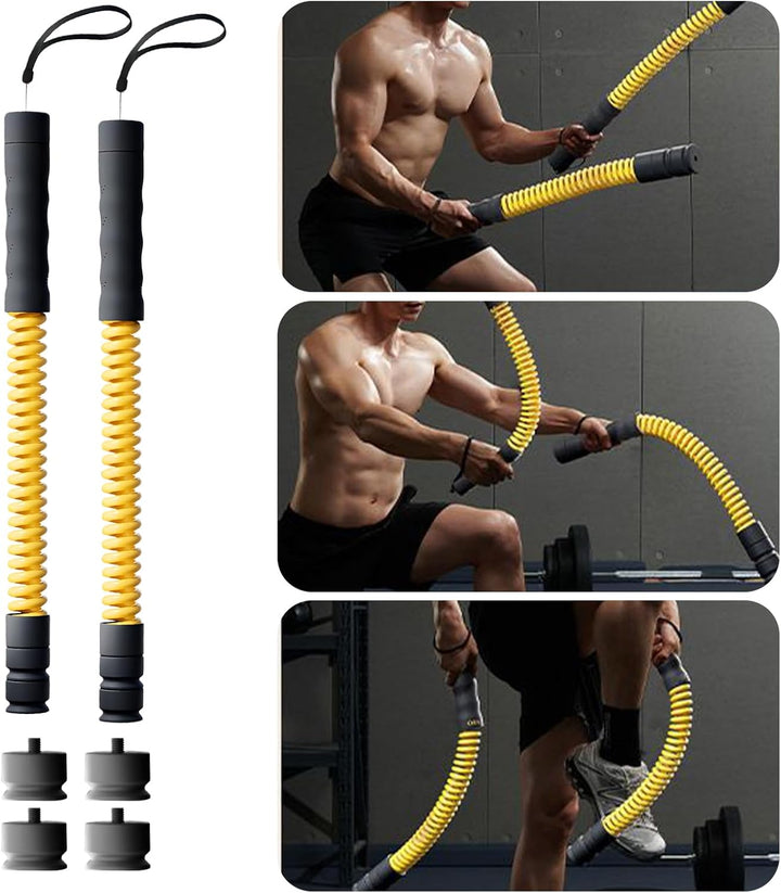 Kabellose Battle Seile - Gym Trainingsgeräte Für Übungen | 2-TLG. Seile Zum Armmuskeltraining | Für