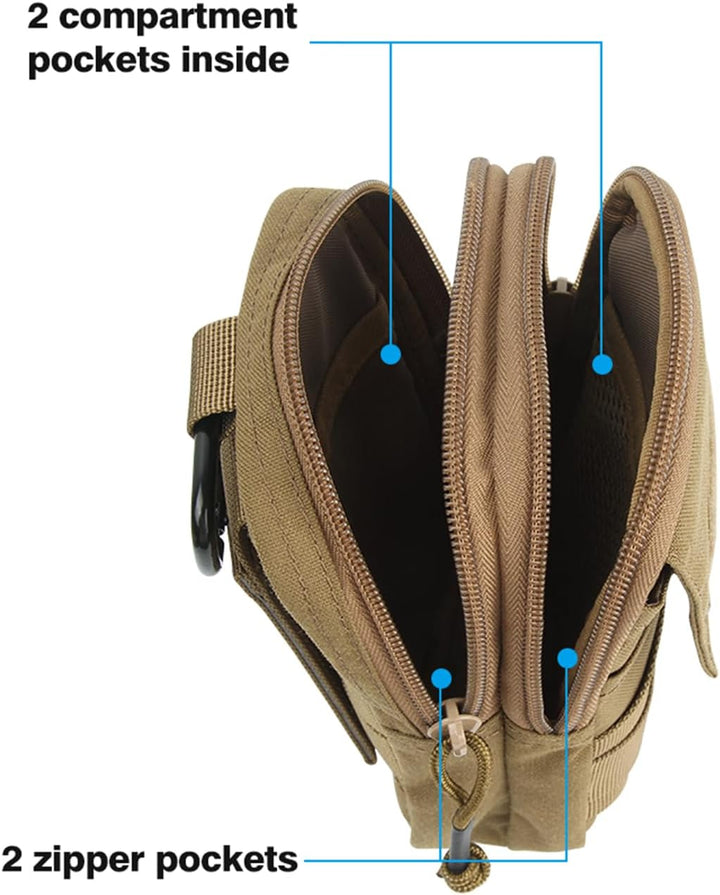 EXCELLENT ELITE SPANKER Taktische Molle Hüfttaschen Nylon EDC Tasche Handytasche Hüfttasche für iPho