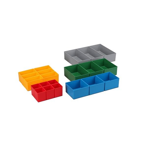 Schubladen Einsatzkasten Mix Set, verschiedene Grössen &amp; Farben, Schubladeneinsätze, Kleinteilesorti