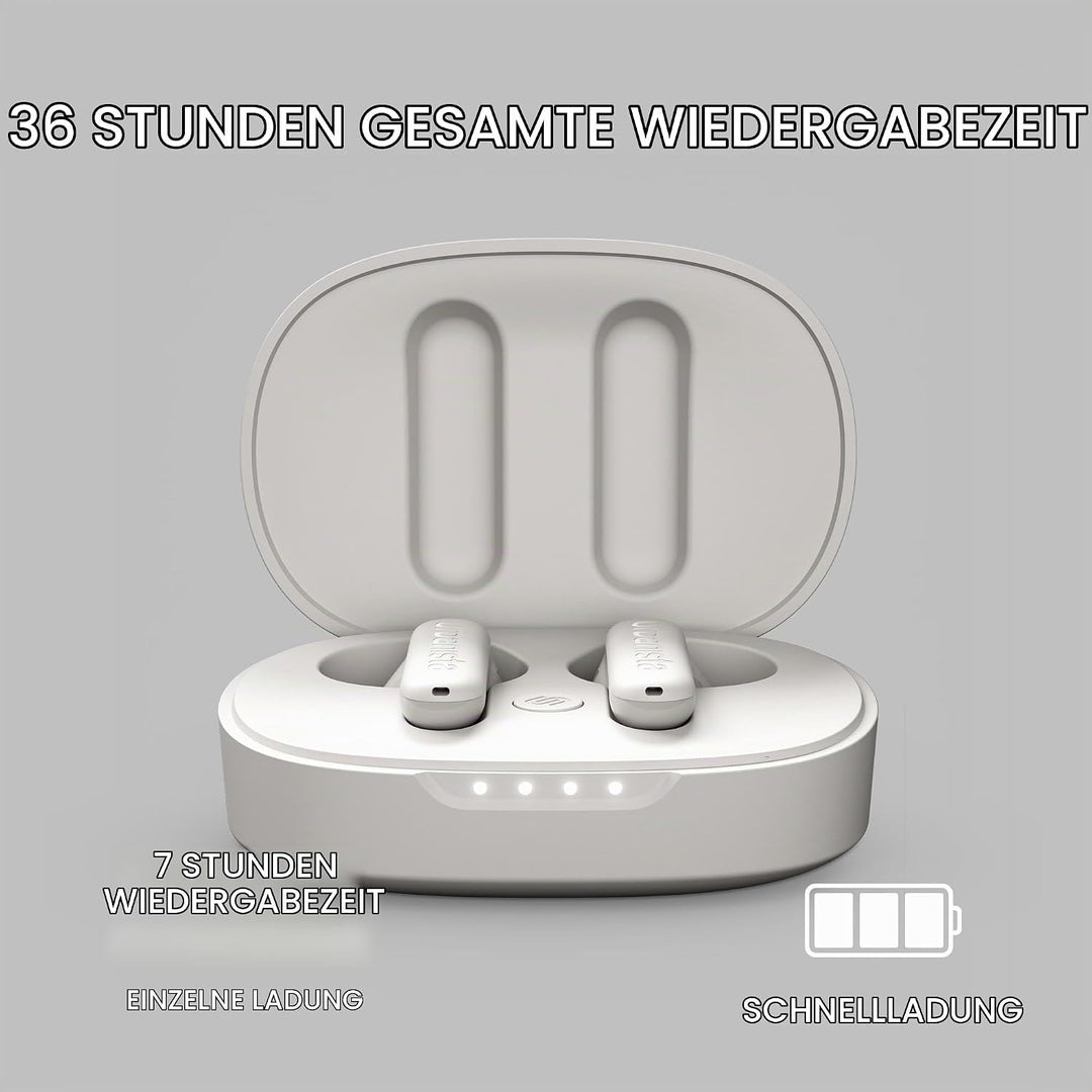 Urbanista Copenhagen 2 Kabellose Bluetooth Kopfhörer in-Ear, True Wireless Earbuds mit 4 ENC Mikros,