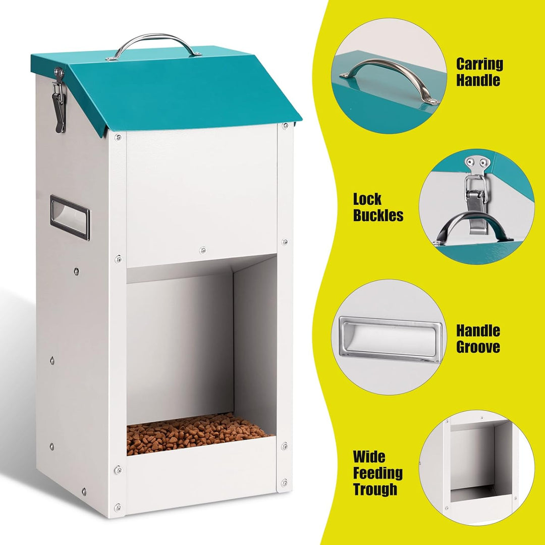 12lbs Futterautomat für Hunde und Katzen Automatischer Hundefutterautomat Hundefutterspender für Hau