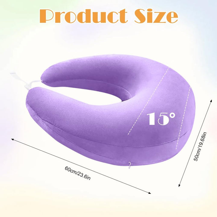 CEWROM Ergonomisches Crealis-Kissen, Schosskissen Lesekissen, Tragbar Häkelkissen Stützkissen, Leich