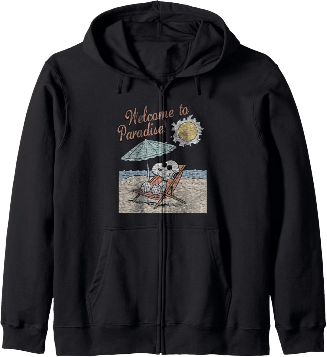 Peanuts Snoopy Willkommen im Paradies Kapuzenjacke