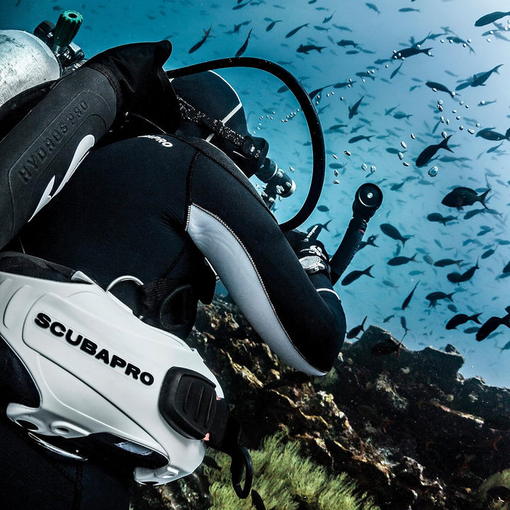 Scubapro Hydros Pro w/Balanced Inflator Damen BCD Weiss/opulenter Garten XS-S, Weiss/opulenter Garte