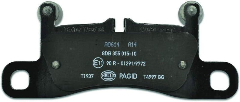 HELLA PAGID 8DB 355 015-101 Bremsbelagsatz - T1937 - Dicke/Stärke: 17.2mm - Bremssystem: Brembo - fü