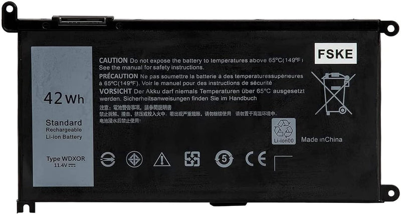 FSKE Batterie WDX0R für Dell Inspiron 13 5368 5378 7368 7378 Inspiron 15 5565 5567 5568 5578 7579 75