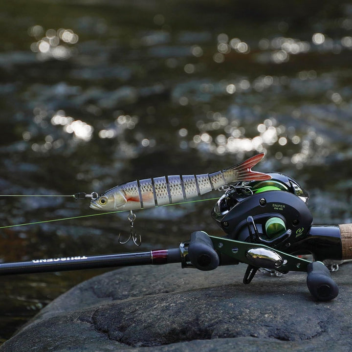 TRUSCEND Angelköder Crankbait, Alle Wasserschichten Serie, Hängend/Langsam/Sinkend Schwimmend/Sinken