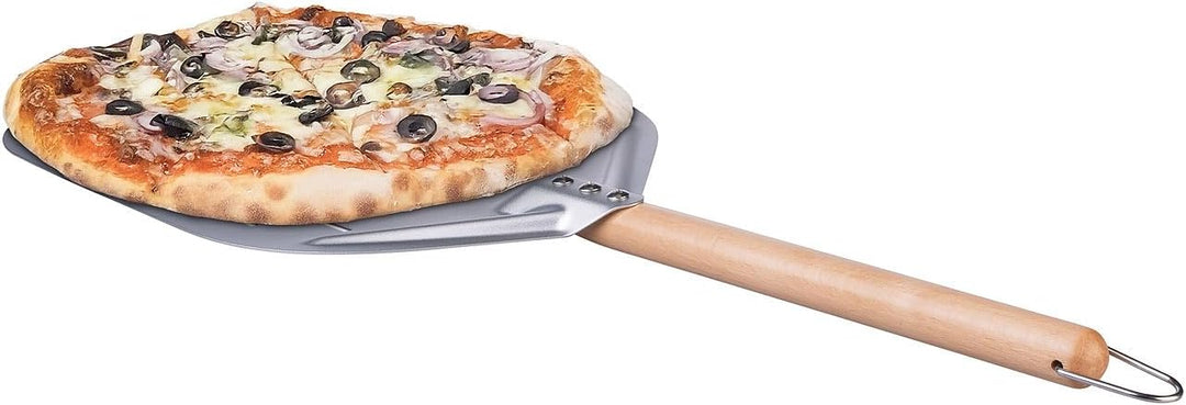 Backofen: Elektrischer Pizzaofen mit Pizzastein, 400 °C, 1.700 W, Pizzaschieber (Pizzaofen für Zuhau