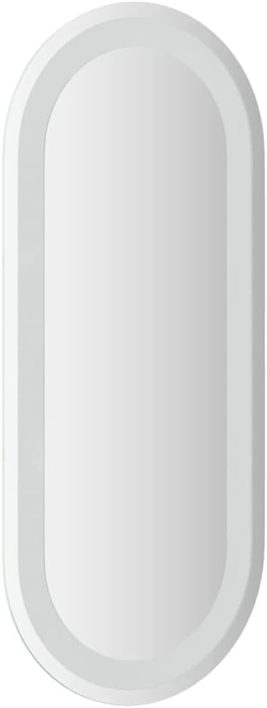 vidaXL LED Badspiegel, Spiegel für Badezimmer, Badezimmerspiegel Wandmontage mit 1 Haken, Wandspiege