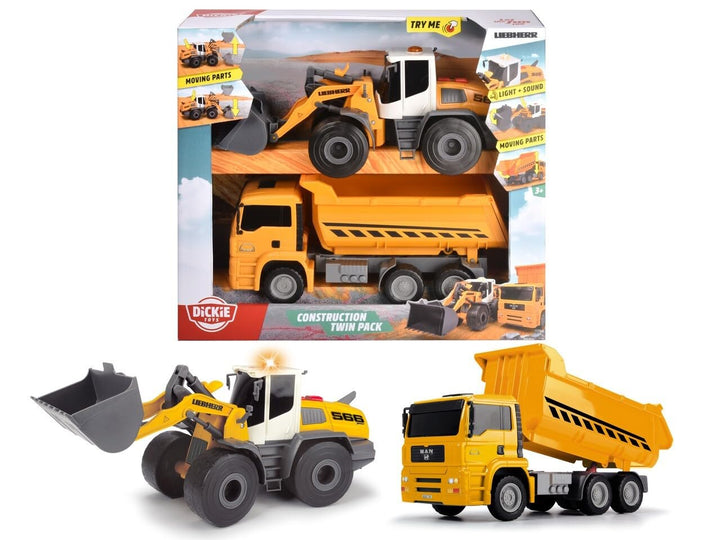Dickie Toys Construction Twin Pack
