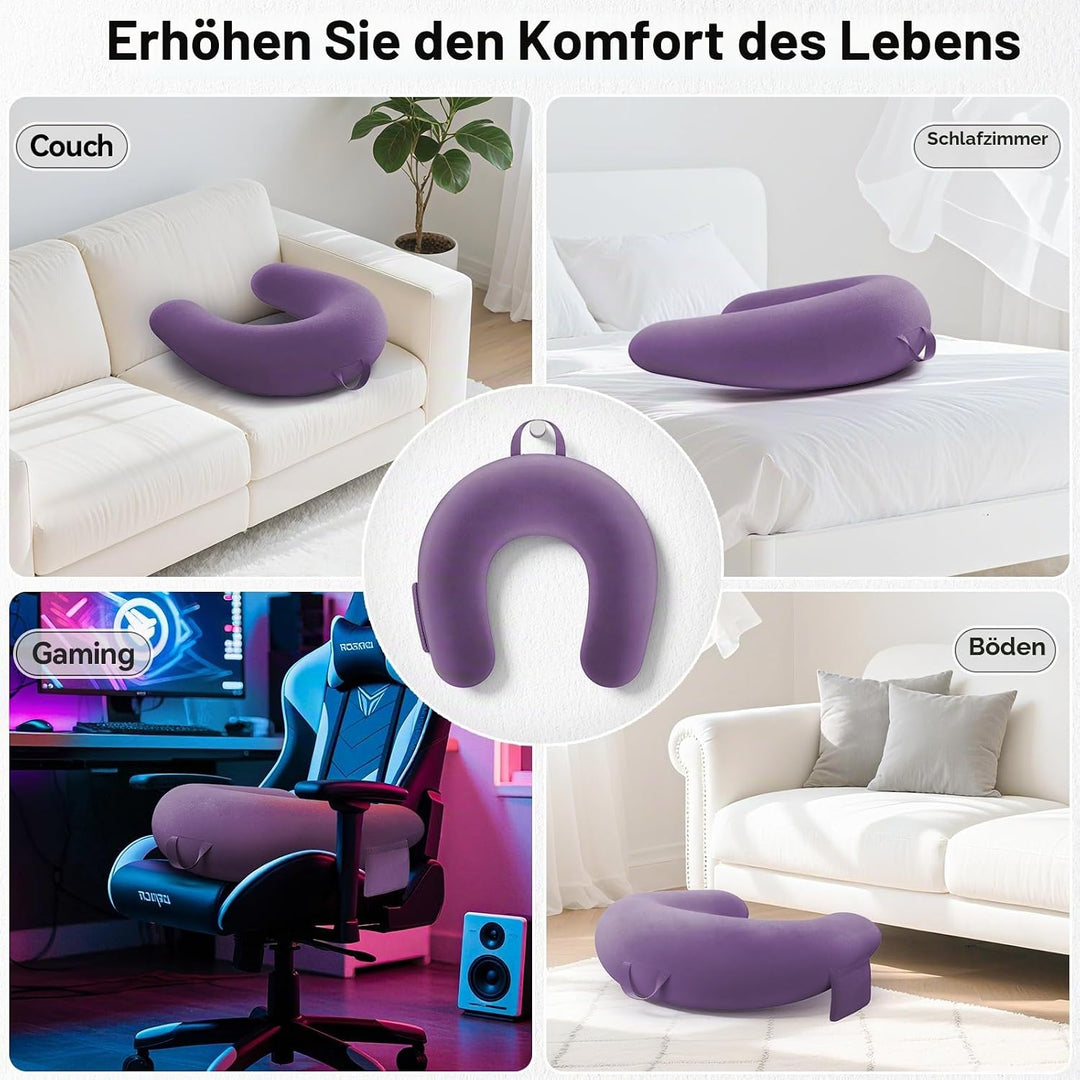 Gaming Kissen &amp; Lesekissen, Reading Pillow für das Sitzen auf dem Bett/Sofa/Fussboden, Fütterungs/Hä