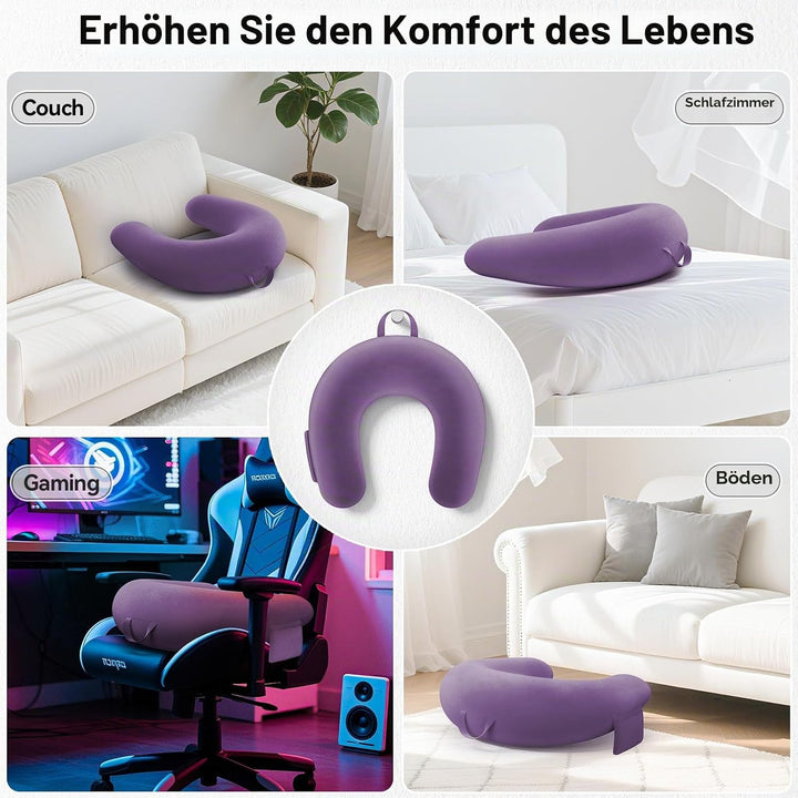 Gaming Kissen &amp; Lesekissen, Reading Pillow für das Sitzen auf dem Bett/Sofa/Fussboden, Fütterungs/Hä