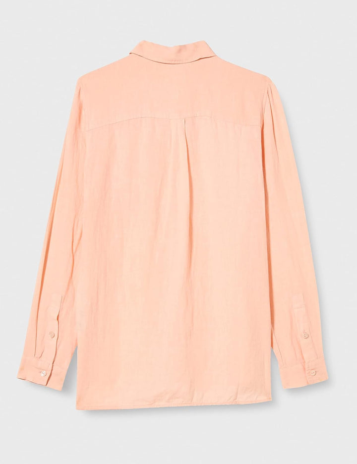 PART TWO Damen Kivas Relaxed Fit Long Sleeve Shirt, Blass-rouge