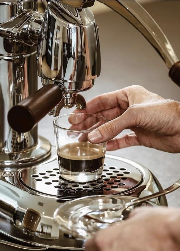La Pavoni Lever Handle Coffee Maker with a Capacity of 0.8l from Smeg Stradivari Europiccola Lusso L