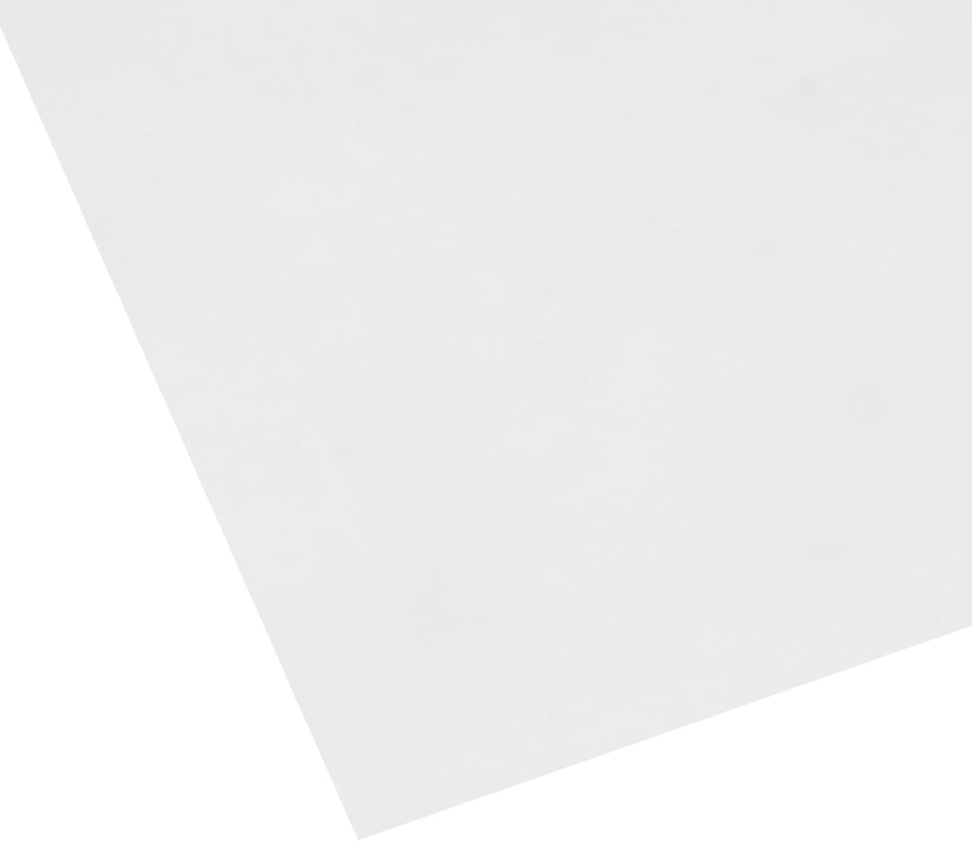 500 Stück 25 x 35cm Weiss Wachspapier, Butterbrotpapier Blatt, Gross Butterpapier Käsepapier für Bur