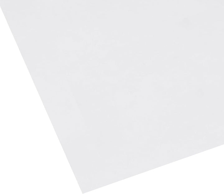 500 Stück 25 x 35cm Weiss Wachspapier, Butterbrotpapier Blatt, Gross Butterpapier Käsepapier für Bur