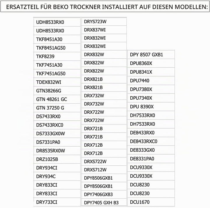 Kondensationspumpe für Trockner (Original Beko) 220V-13W Ersatzteilnummer: 2962510300