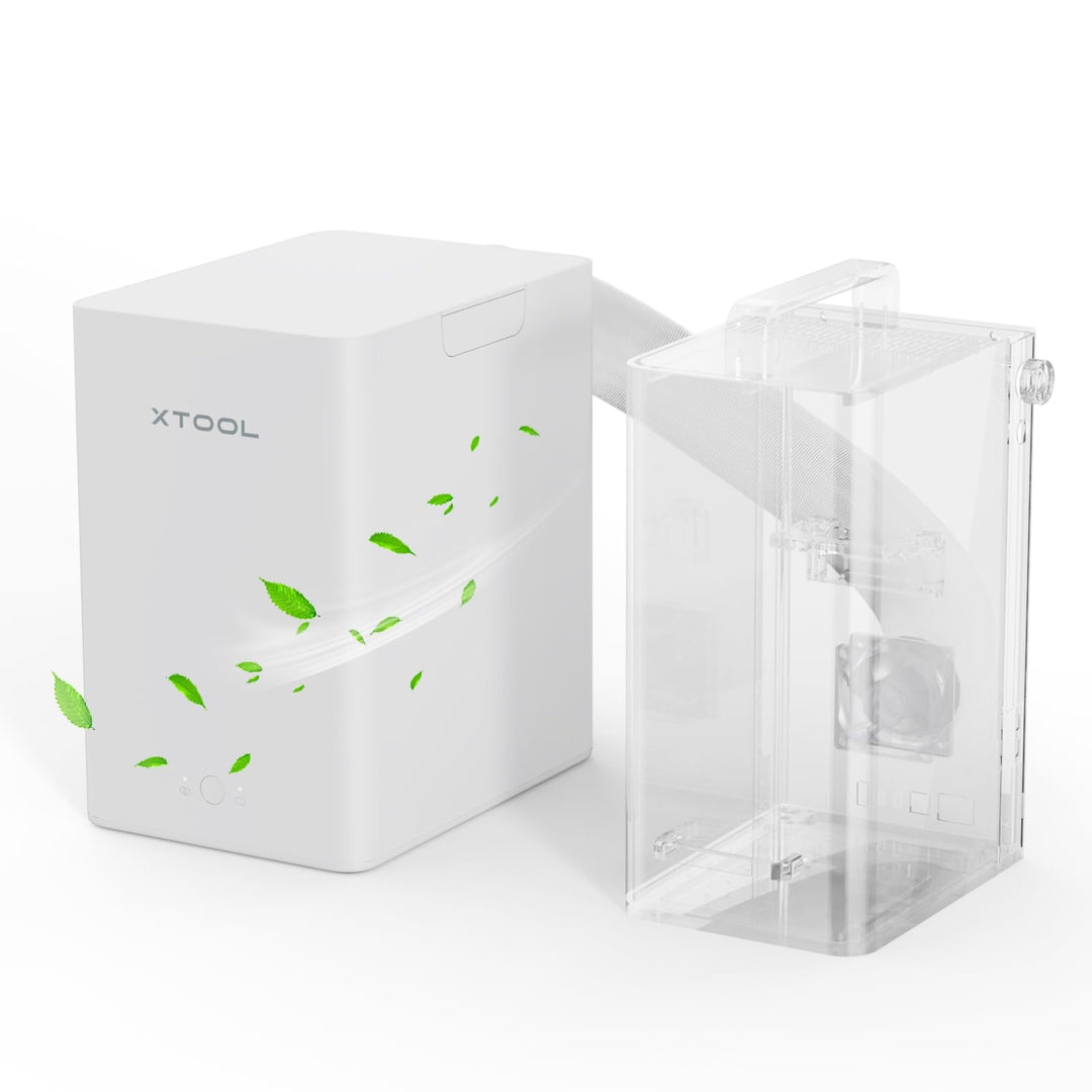 xTool F1 Desktop Luftreiniger, Rauchabsauger mit 3 Schicht Filterung, Hepa Portable Air Purifier nur