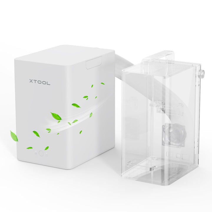 xTool F1 Desktop Luftreiniger, Rauchabsauger mit 3 Schicht Filterung, Hepa Portable Air Purifier nur