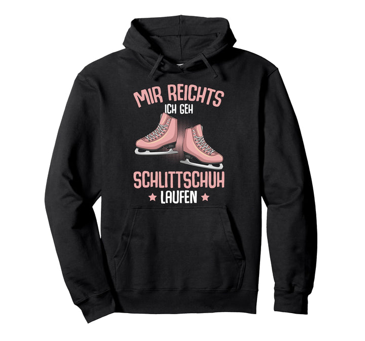 Schlittschuhe Eiskunstlauf Eiskunstläuferin Mädchen Pullover Hoodie